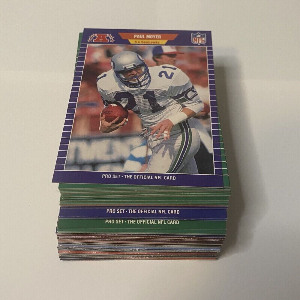 1989 - 1990 Pro Set Football Cards Lot of 77 Cards Vintage